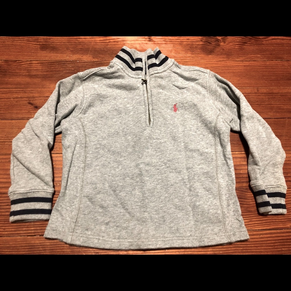 Polo Ralph Lauren boys 1/4 zip sweater size 5